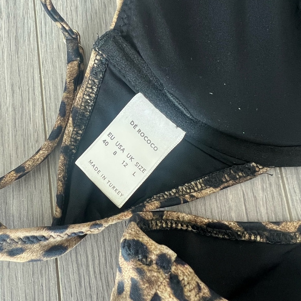 De Rococo Leopard Bikini Set - Picture 4 of 4